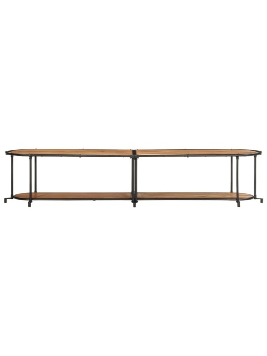 Tv-taso 200x42x40 cm täysi akaasiapuu
