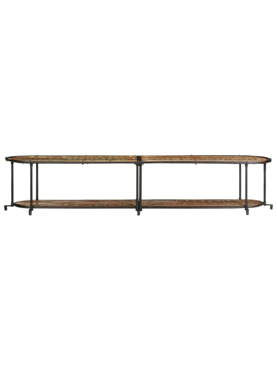 Tv-taso 200x42x40 cm kierrätetty täysi puu
