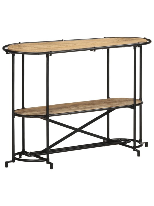 Konsolipöytä 110x42x76 cm massiivipuuta karkea mango