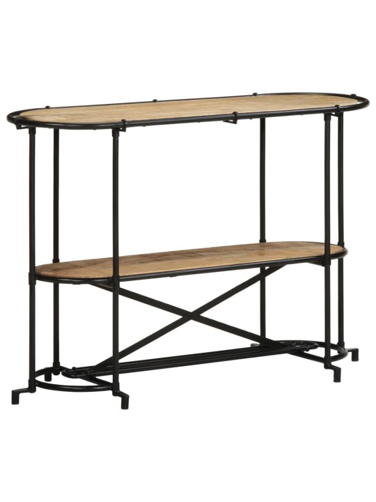 Konsolipöytä 110x42x76 cm massiivipuuta karkea mango