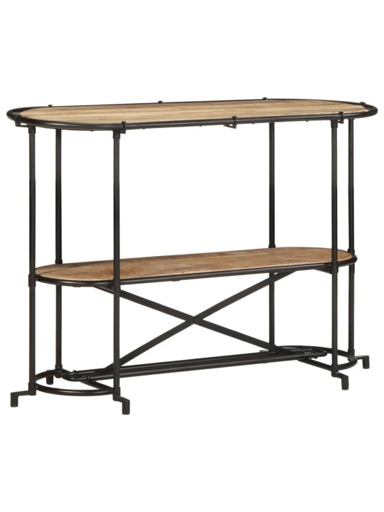 Konsolipöytä 110x42x76 cm massiivipuuta karkea mango