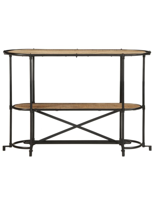Konsolipöytä 110x42x76 cm massiivipuuta karkea mango
