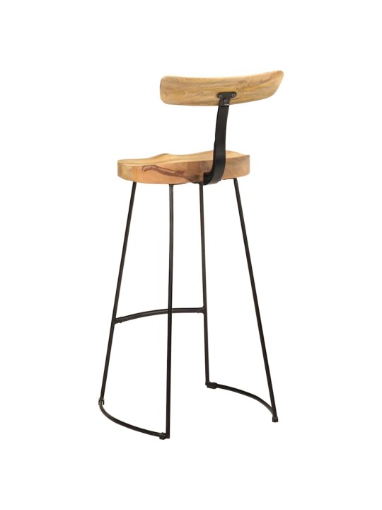 Baarijakkarat 2 kpl 49x43x103 cm täysi mangopuu