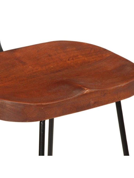 Baarijakkarat 2 kpl 49x43x103 cm täysi mangopuu