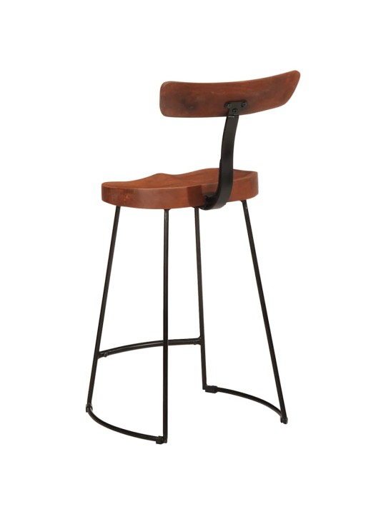 Baarijakkarat 2 kpl 49x43x88 cm täysi mangopuu