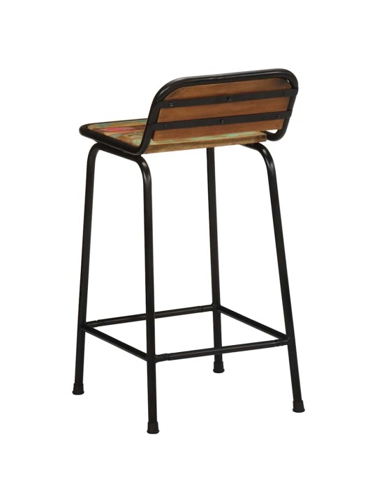 Baarijakkarat 2 kpl 46x35,5x80 cm massiivipuu kierrätetty