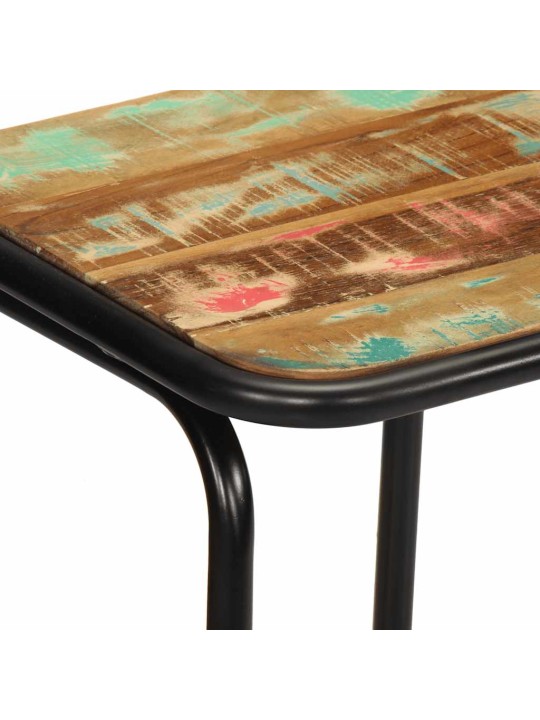 Baarijakkarat 2 kpl 46x35,5x80 cm massiivipuu kierrätetty