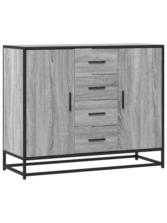 Senkki harmaa sonoma 92x35x76 cm tekninen puu