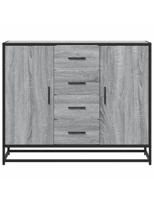 Senkki harmaa sonoma 92x35x76 cm tekninen puu