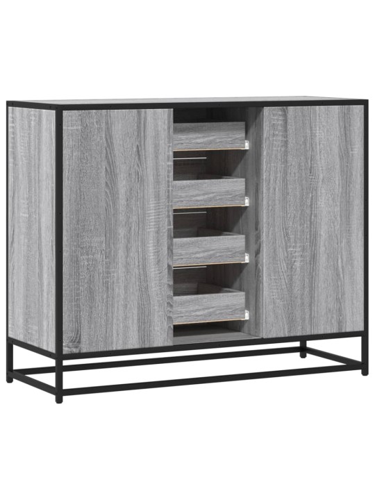 Senkki harmaa sonoma 92x35x76 cm tekninen puu