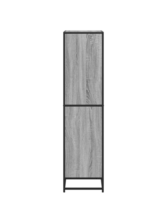 Kirjahylly harmaa sonoma 60x35x139 cm tekninen puu