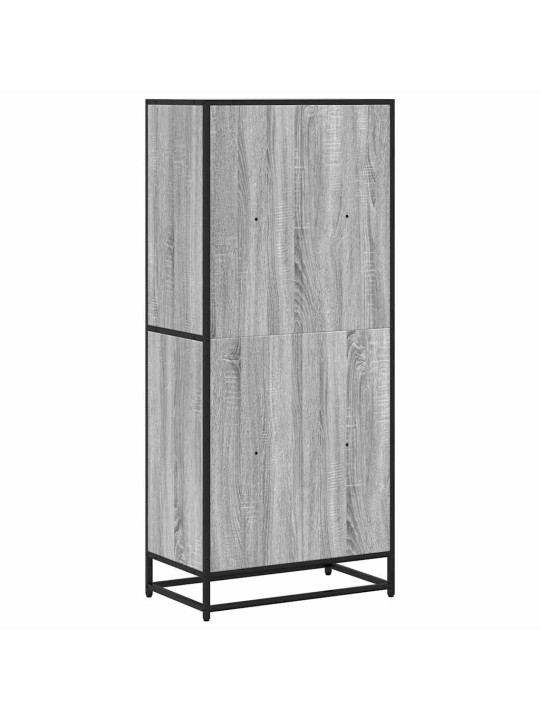 Kirjahylly harmaa sonoma 60x35x139 cm tekninen puu