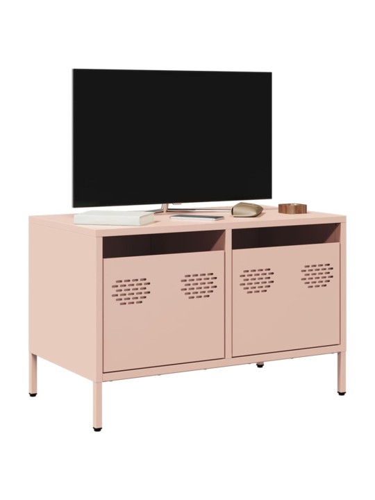 TV-taso pinkki 68x39x43,5 cm kylmävalssattu teräs