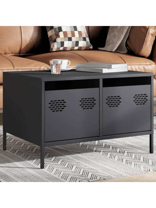 Tv kaappi antrasiitti 68x50x43,5 cm kylmävalssattu teräs