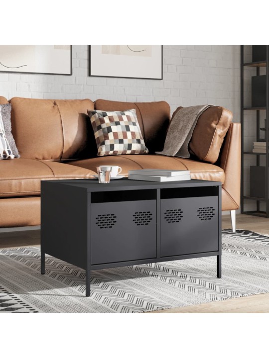 Tv kaappi antrasiitti 68x50x43,5 cm kylmävalssattu teräs