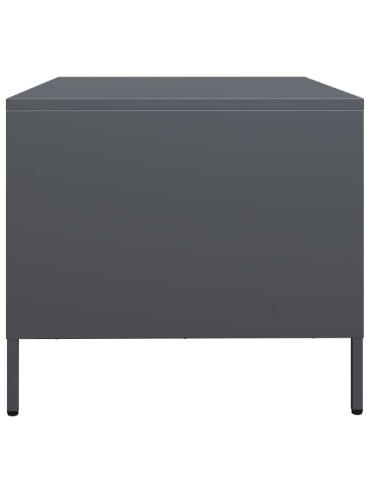 Tv kaappi antrasiitti 68x50x43,5 cm kylmävalssattu teräs