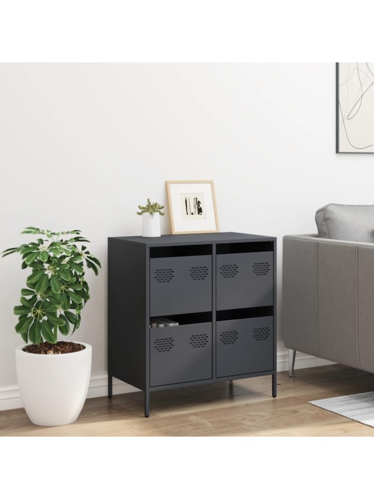 Senkki antrasiitti 68x39x73,5 cm kylmävalssattu teräs