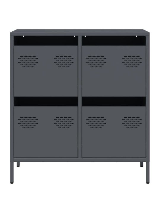 Senkki antrasiitti 68x39x73,5 cm kylmävalssattu teräs