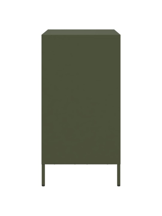 Senkki oliivinvihreä 68x39x73,5 cm kylmävalssattu teräs