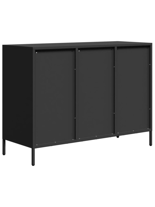 Senkki musta 101,5x39x73,5 cm kylmävalssattu teräs