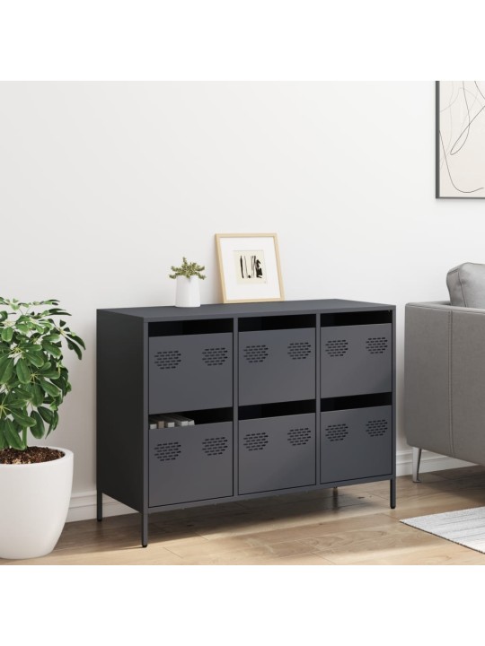 Senkki antrasiitti 101,5x39x73,5 cm kylmävalssattu teräs