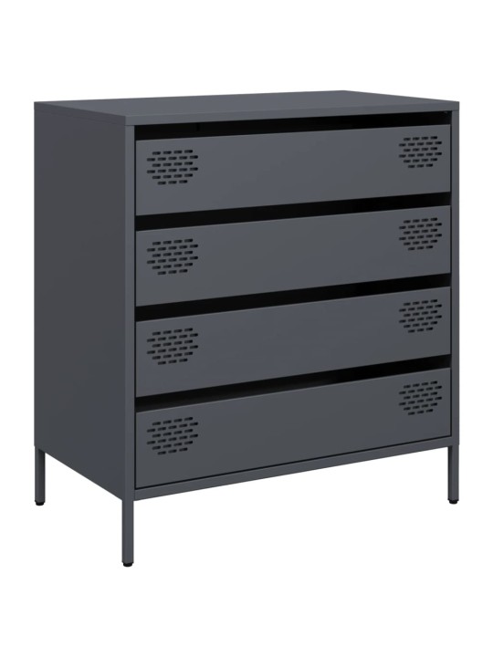 Senkki antrasiitti 68x39x73,5 cm kylmävalssattu teräs