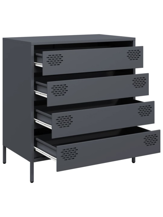 Senkki antrasiitti 68x39x73,5 cm kylmävalssattu teräs