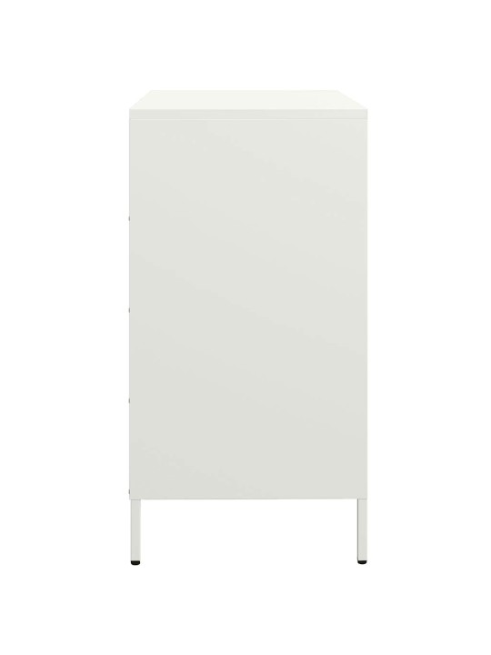 Senkki valkoinen 68x39x73,5 cm kylmävalssattu teräs