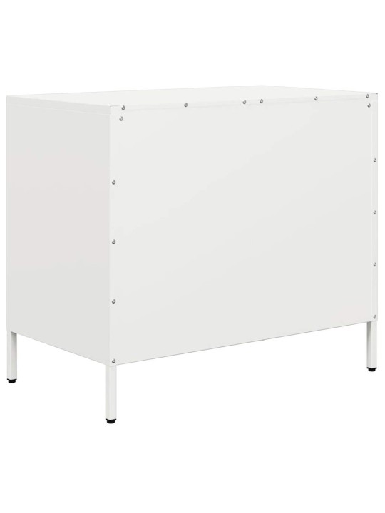 Senkki valkoinen 68x39x58,5 cm kylmävalssattu teräs