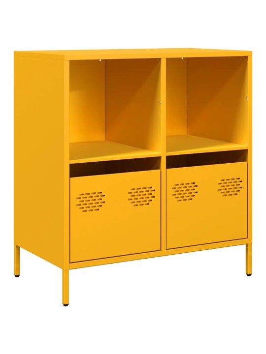 Senkki sinapinkeltainen 68x39x73,5 cm kylmävalssattu teräs