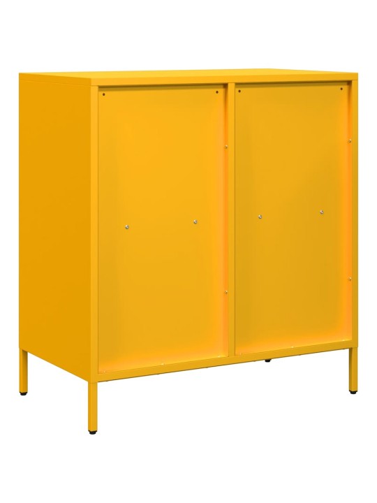 Senkki sinapinkeltainen 68x39x73,5 cm kylmävalssattu teräs