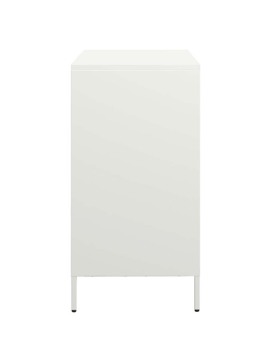 Senkki valkoinen 68x39x73,5 cm kylmävalssattu teräs