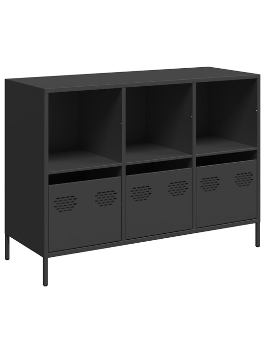 Senkki musta 101,5x39x73,5 cm kylmävalssattu teräs
