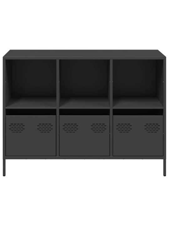 Senkki musta 101,5x39x73,5 cm kylmävalssattu teräs