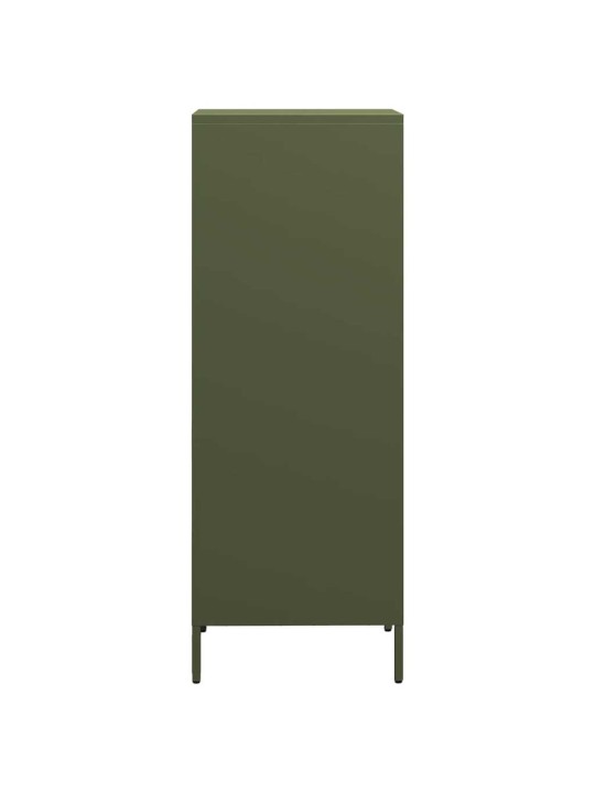 Highboard oliivinvihreä 35x39x103,5 cm teräs