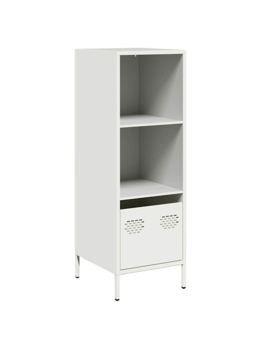 Highboard valkoinen 35x39x103,5 cm teräs