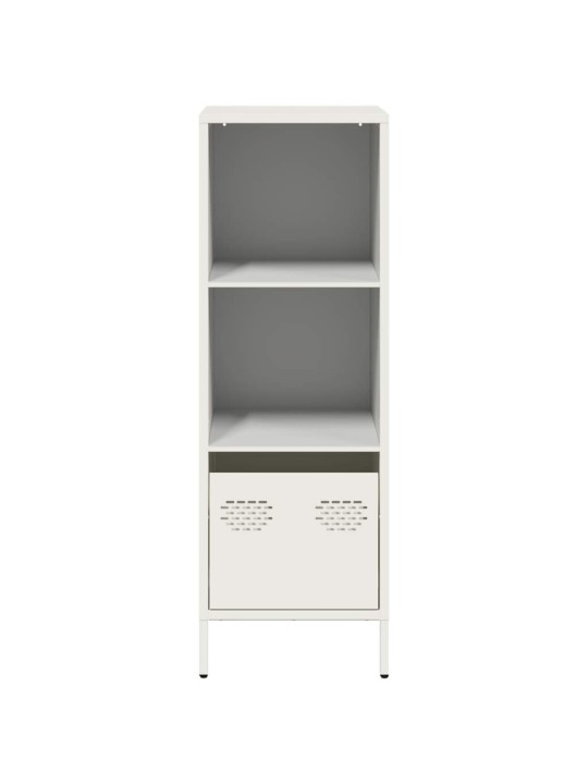 Highboard valkoinen 35x39x103,5 cm teräs