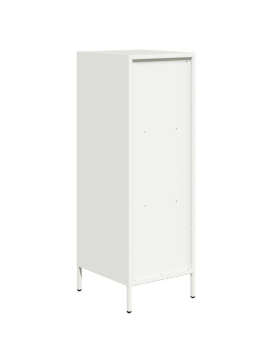 Highboard valkoinen 35x39x103,5 cm teräs