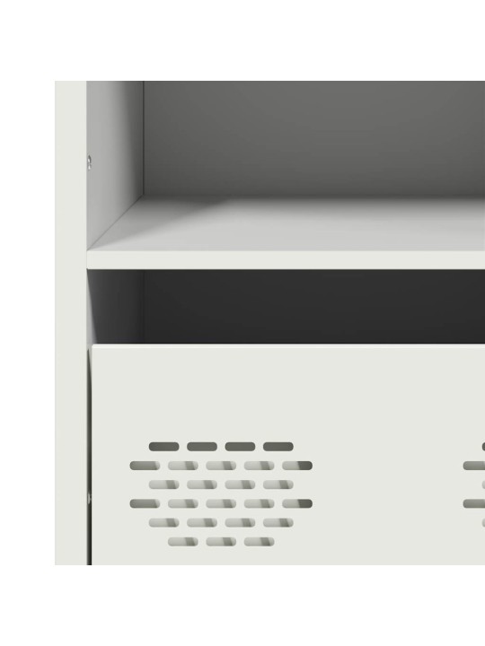 Highboard valkoinen 35x39x103,5 cm teräs
