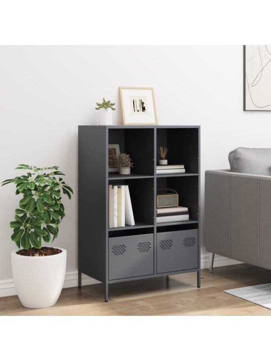 Highboard antrasiitti 68x39x103,5 cm teräs