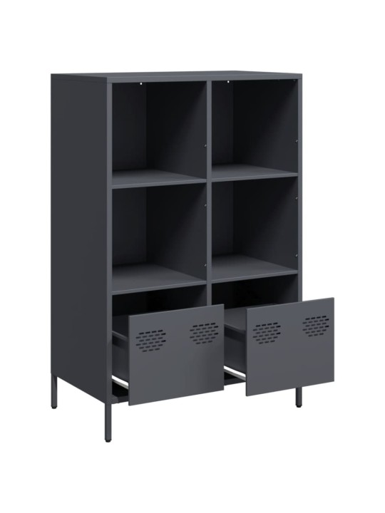 Highboard antrasiitti 68x39x103,5 cm teräs
