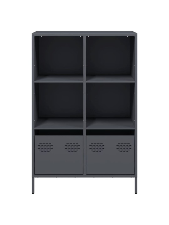 Highboard antrasiitti 68x39x103,5 cm teräs