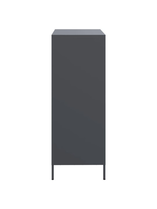 Highboard antrasiitti 68x39x103,5 cm teräs