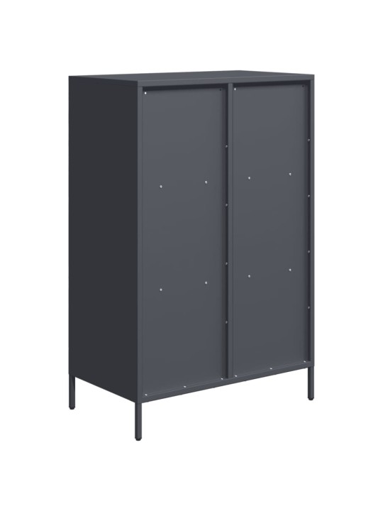Highboard antrasiitti 68x39x103,5 cm teräs