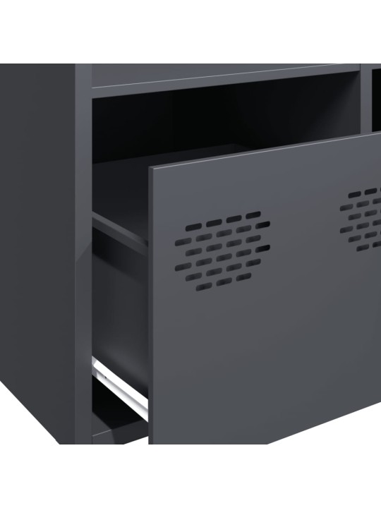 Highboard antrasiitti 68x39x103,5 cm teräs