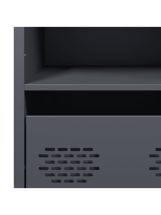 Highboard antrasiitti 68x39x103,5 cm teräs