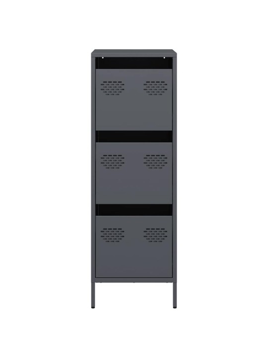 Highboard antrasiitti 39x35x103,5 cm terästä