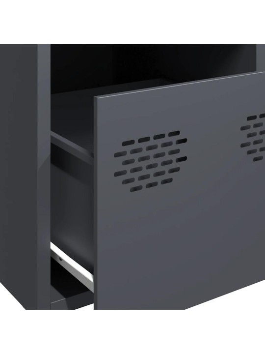 Highboard antrasiitti 39x35x103,5 cm terästä
