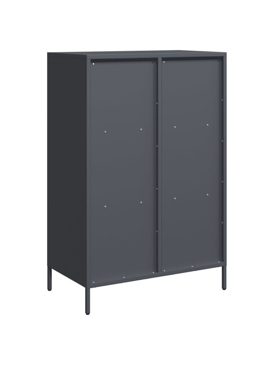 Highboard antrasiitti 68x39x103,5 cm teräs