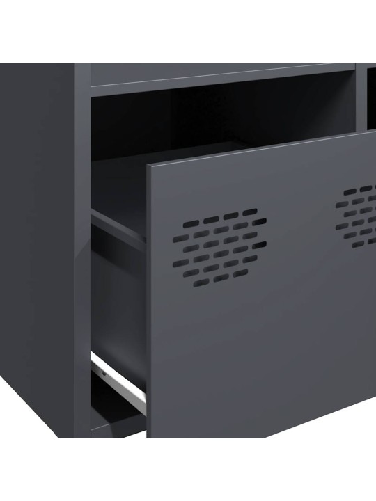 Highboard antrasiitti 68x39x103,5 cm teräs